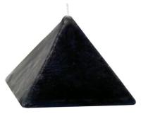 Vela Forma Piramide Peque?a 6 cm (Negro)