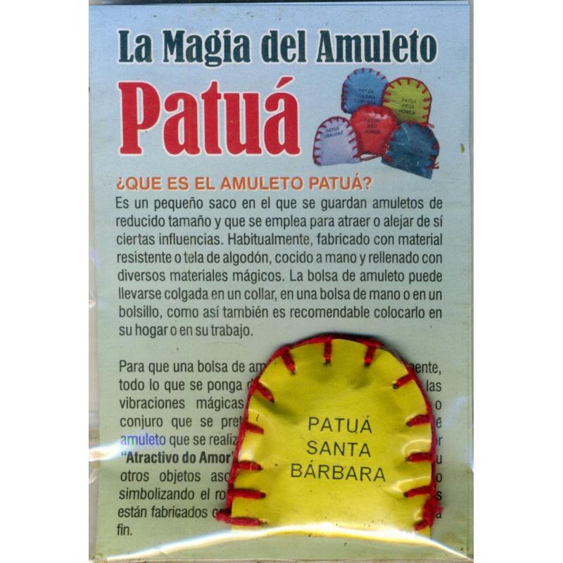 Amuleto Patua Santa Barbara (Ritualizados y Preparados con Hierbas)