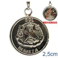 Amuleto Rey Salomon Riqueza con Diosa Venus Amor 2.5 cm