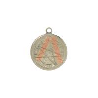 Amuleto Estrella de 7 Puntas Alquimia con Tetragramaton 2.5 cm