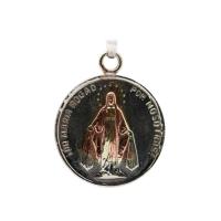 Amuleto Virgen Milagrosa con Tetragramaton 3.5 cm (has)