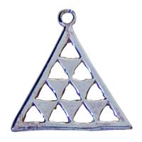 Amuleto Plata Piramide 1.8 x 1.8 cm