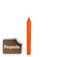 Vela Bujia Peque?a Naranja 11 x 1.2 cm (P24)