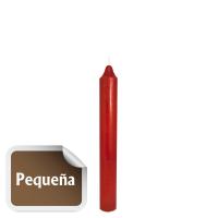 Vela Bujia Peque?a Roja 11 x 1.2 cm (P24)