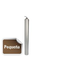 Vela Bujia Peque?a Plateada 11 x 1.2 cm (P24)