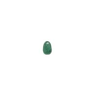 Colgante Piedra Rodada agujero Cuarzo Verde  (Virgo)