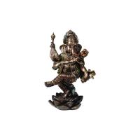 Ganesha Resina de pie color 43 x 29 x 22 cm aprox. (Dorado V...