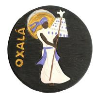Imagen plato Oxala (Colgante Pared) 15 cm (Obatala)