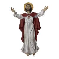 Imagen Sagrado Corazon de Jesus 24 cm (Colgante Pared) (Resina)