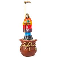 Imagen Santa Muerte sobre Bolsa Dinero 28 cm (7 Colores) (c/...